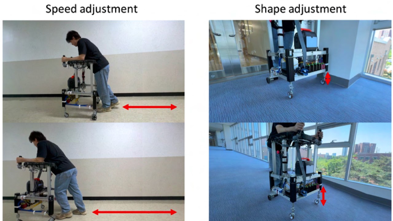 Adaptive Walker: User Intention and Environmentally Aware Intelligent Walker with High-resolution Tactile and IMU Sensor